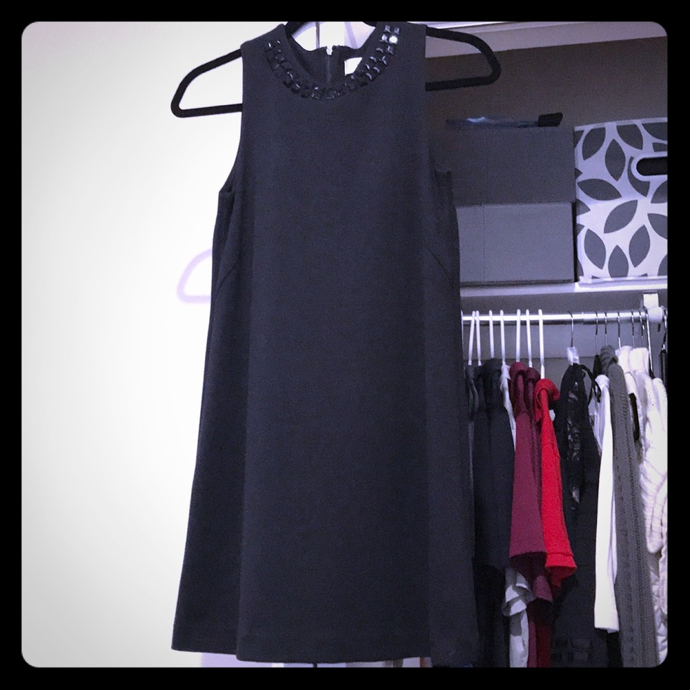 Issac mizrahi high neck party dress